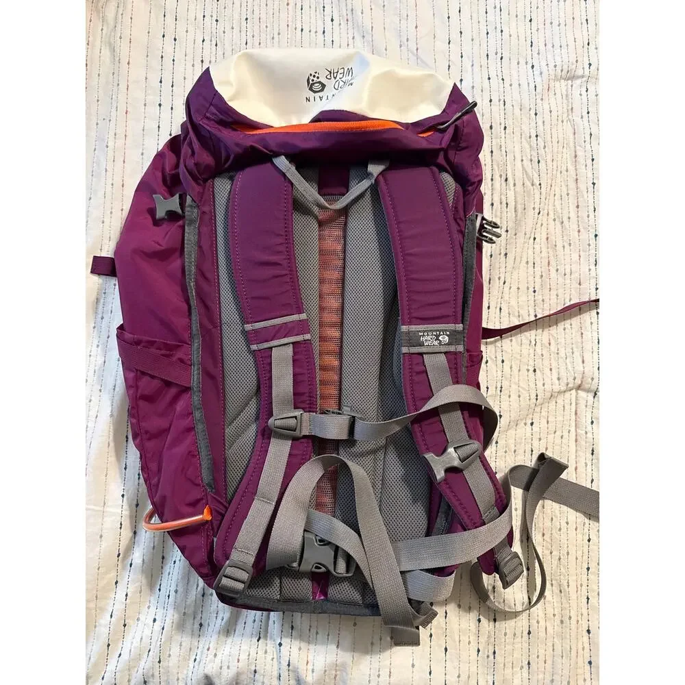 Mountain Hardwear Scrambler 30 OutDry Backpack Purple Orange Waterproof Hiking